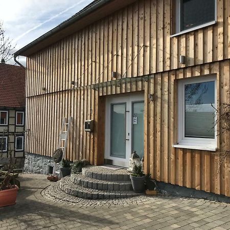 Fachwerk Fewo Schoningen Uslar Esterno foto