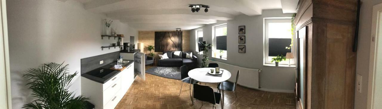 Fachwerk Fewo Schoningen Uslar Esterno foto